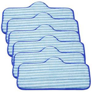 듀프레이 깔끔한 스팀 클리너와 호환되는 LINIW 6팩 극세사 패드 내구성 재사용 가능 세탁기 세탁