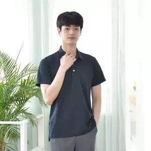 교복몰 쿨론 남자 카라티 네이비 빅사이즈셔츠 학교 체육 반팔 생활