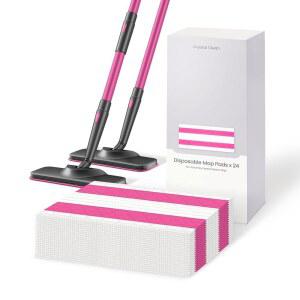 Schenley 24팩 일회용 극세사 딥 클린 스팀 걸레 패드 SLFCSM063 및 SLFCSM064 클리너 SLFCSC084와 호환되는 액세서리