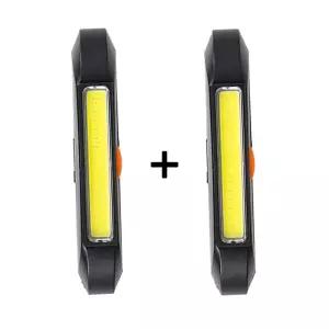 자전거 LED 경고등 COB BAR 후미등 1+1라이딩조명 안전 용품 안전등 킥보드등 보드트 랜턴