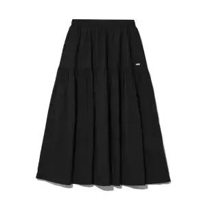 [인터크루]우먼스 자수 아일렛 티어드 스커트 블랙 ITA2SL52ABK