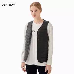 남녀공용 웰론 패딩 브이넥 조끼케주얼 겨울 쪼끼 베이직 여성 이너 베스트 코디