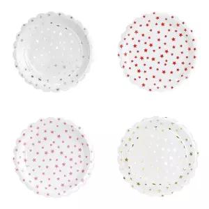 스타 테이블 파티접시 6개입 23cm(9in) 과일접시