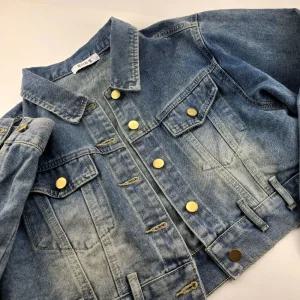 엘로디 여성 데님 크롭 자켓셔츠 디자인청 자켓 셔츠 여자
