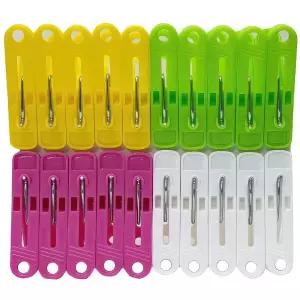 국산 빨래집게 20P 옷 양말 속옷 세탁 건조 집게 걸이 바지 건조대