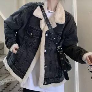 여성 데님 리버시블 자켓 청 양면 점퍼 안감 털 랙자켓 겨울