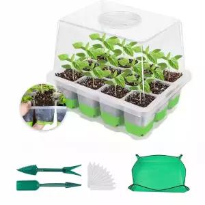 반영구 실리콘 모종 트레이 12구 5세트테라리움소품 수분관리 발아 홈가드닝 육묘 화분 씨앗키우기 분갈이