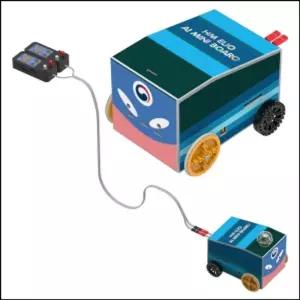 향앤미과학 유선 리모컨 내 맘대로 캡틴 코리아 박스카교구 학습용 교육용 초등 만들기 만들기세트 공작재