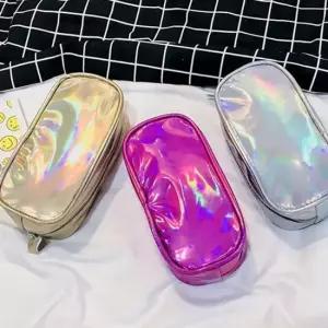 시선강탈 홀로그램 필통 여성 메이크업 파우치 대용량수납파우치 포켓파우치