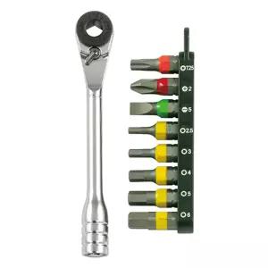 스마토-미니라쳇드라이버세트 SM-RBS9S 9pcs (1EA)버셋 라쳇 라쳇버셋 버셋 공구세 공구셋