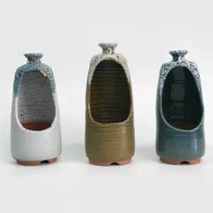 작품 주병화분 대수공예 예쁜 다육이 미니 옹기 도자기