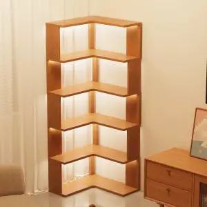 모서리책장 코너 수납장 인테리어 코너장 거실 서재