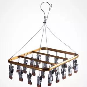 모빌형 집게 건조대 다용도 행거 양말 옷걸이 26P빨래 속옷 미니 형건조대