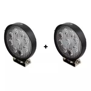 써치안개등 해루질 트럭 27W 4D커버 원형 집중형 1+1질 캠핑등 랜턴 서라이트 라이트 치등 LED차폭등 안개