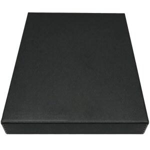 골든 스테이트 아트 아카이브 폴리오 보관함 16x20 금속 모서리가 있는 클램셸 디자인 보존 및 보관 사진 문서 카드 인쇄 예술 공예 DIY 블랙