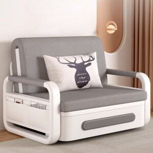 소파 침대 접이식 이중 새로운 개폐식 목적 싱글 간단한 작은 아파트 다기능 거실 현대