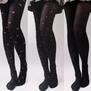 시크나인 리본 패턴 스타킹 패션 팬티 스타킹
