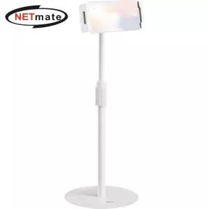 (Netmate) PC 탁상용 높이조절 스마트폰 거치대 스탠드휴대 핸드 줌수업 용품 화상 태블릿 갤럭시탭