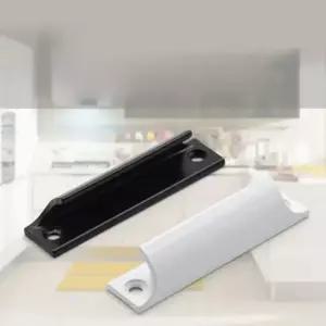 새로운 알루미늄 합금 손잡이 두꺼운 캐비닛 발코니 서랍 핸들 도어 이동 작은 버클 Bla