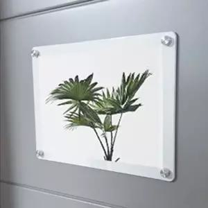 A3자석프레임 다보액자 화이트 A3042W안내판 포켓 메모판 패드 게시물꽂이 다용도 투명 고정 아크릴