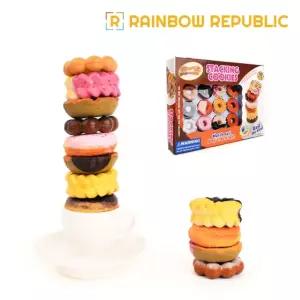 PV 쿠키쌓기놀이도형끼우기세트 도쌓기 발달완구 쌓기게임 도세트