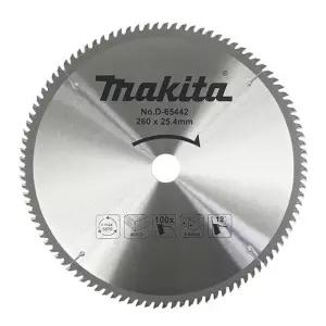마끼다 원형 톱날 팁쏘 절단 목공 260mm 100절삭공구 작업 절단용 커터 교체