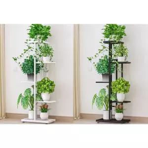 철제 화분 거치대 5단 6단 베란다 정리대 실내외 식물 진열대거실 다육선반 모던 소형대 정원 인테리어스탠