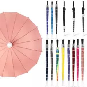 16K 자바라 우산 빗물받이 일체형 장우산 캡커버 우산 장우산 자바라우산 16K우산