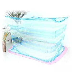 은하수 블루버드 침대모기장 사각 3인용 악세사리 캐노피 계절용품 캐릭터 귀여운 어린이 방충망