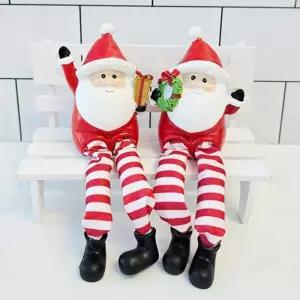 즐거운 헬로우 산타 2p set장식소품 집꾸미기 꾸미기 인형 크리스마스 장식품