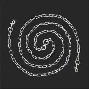 국산 체인 개줄 3mm 길이 2.5M 양고리 중간도래 대형애견산책 견줄 견리드 강아지용품 리드 산책