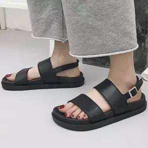 여자샌들 웨지 여름 스트랩 빅사이즈 플랫가방 의류 신발
