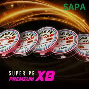 싸파 프리미엄 8합 핑크 0.8호 200M낚시용합사줄 합사 릴줄 낚시 용줄 도구 악세사리