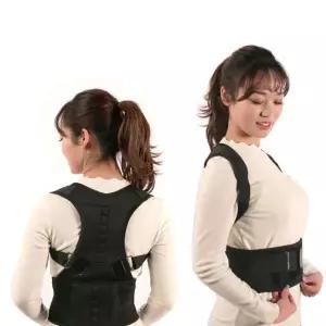 교정어깨밴드 펴주는 등밴드 자석장착 금속버클 바른자세고정기 힘있는 척추 보호 체형보정 허리