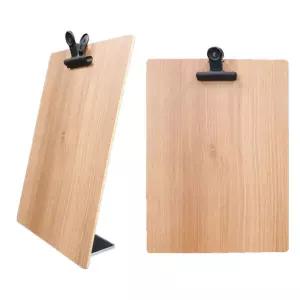 (집게 우드보드판 스탠드형) 안내 광고 클립화일 결재서류 화일 재일 결제 바인더 파일 파일철 사무용품 서