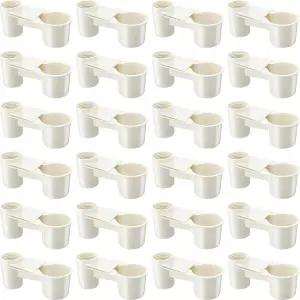 레몬로드 24개 조류 음용기 컵 케이지용 플라스틱 물병 비둘기 병 치킨 메추라기 가금류 급수기