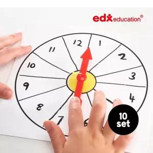 수업용 순서 술래 정하기 쓰고 지우는 화살돌림판 10P 학습놀이 어린이집 숫자교구