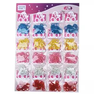 문펫 일제고무줄(20세트 1판)반려견헤어악세사리 머리 강아지패션용품 스타일링 묶기 강아지끈 반려