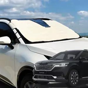 4세대카니발 앞유리커버 햇빛차단 성에방지차량용 용창가리개 자동차 커튼 우산 창가리개 용가리개