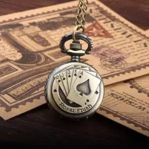 포켓워치 시계 패션 회중 휴대용 클래식 앤틱 금속 메탈 선물 인테리어