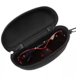 가벼운케이스 지퍼형 외출용 가벼운 하드 글라스용파우치 벨벳 (WFJHAA0)