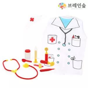 어린이 선물용 말랑 실리콘 병원놀이세트 유아장난감 사회성발달 완구 캠핑놀거리