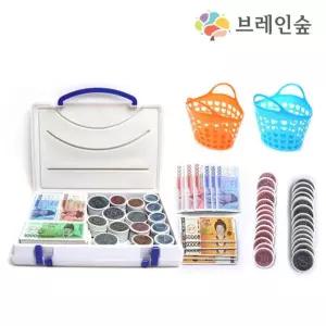 자석 장난감동전 모형지폐 역할놀이세트 어린이집완구 아기선물 유아교구 상상력발달