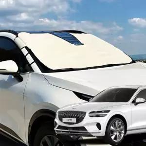 GV70 앞유리커버 햇빛차단 성에방지차량용 용창가리개 자동차 커튼 우산 창가리개 용가리개