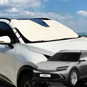 GV60 앞유리커버 햇빛차단 성에방지차량용 용창가리개 자동차 커튼 우산 창가리개 용가리개