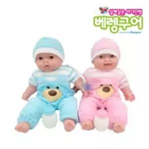 베렝구어 쌍둥이 No35024 소프트 바디이비인형 애착 배랭 아기선물 선물용 귀여운 렝구어
