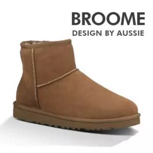 (도매신) BROOME 숏미들롱부츠 방한화 브룸로우 카멜 양털 여성 신발 부츠