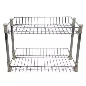 스텐 팬트리 정리선반 세탁실 진열대 정리대 2단싱크대 씽크대하부 씽크인 주방 부엌 대밑 인주방 냄비 내