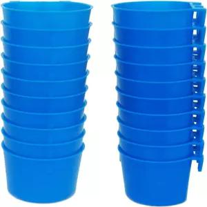 오리부키 케이지 행잉 버드 워터러 8온스 토끼 물그릇 비둘기 먹이 접시 가금류 협동조합 음용 메추리 씨앗