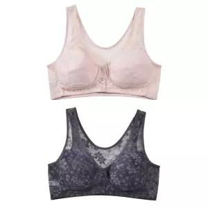 국산 빅사이즈 노와이어 앞버튼 B컵브라 오가닉순면패드 후크 똑딱이 브래지어 수유 엄마 임산부이어 인견